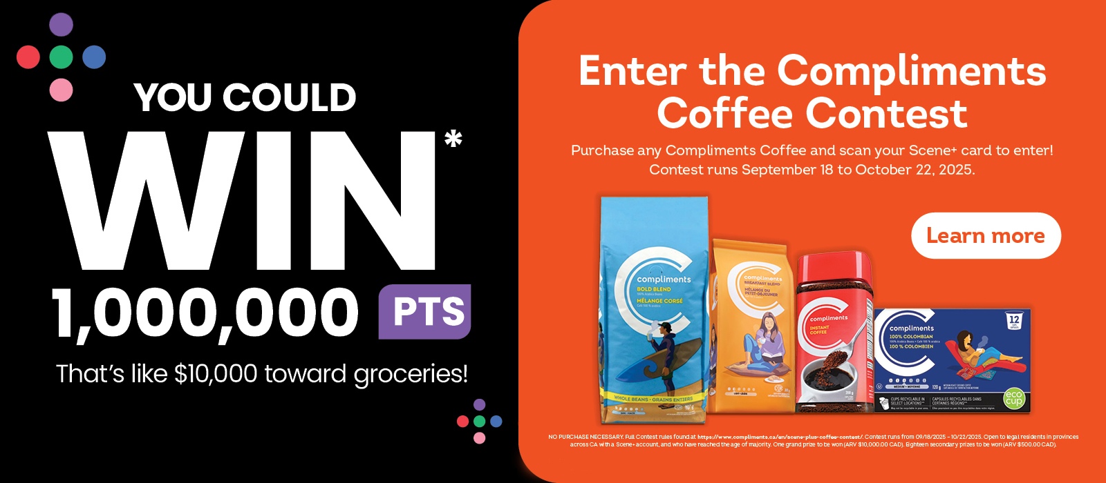 Enter our Compliments Coffee Contest!